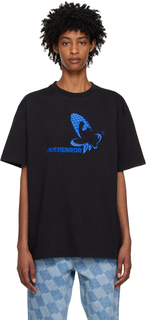 Черная футболка с бабочкой ADER error