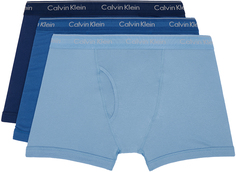 Набор из трех синих боксеров Calvin Klein Underwear