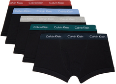 Комплект из пяти черных классических трусов-боксеров Calvin Klein Underwear