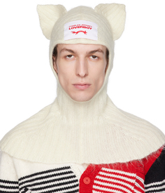 Off-White Балаклава с массивными ушками Charles Jeffrey LOVERBOY