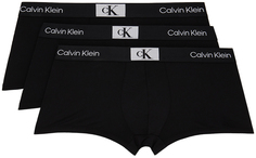 Набор из трех черных боксеров Calvin Klein Underwear 1996 года
