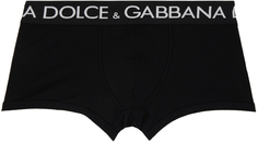 Черные двусторонние эластичные боксеры Dolce &amp; Gabbana