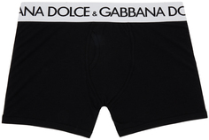Черные длинные боксеры Nero Dolce &amp; Gabbana
