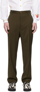 Круизные брюки цвета хаки Vivienne Westwood
