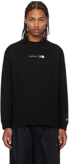 Черная футболка с длинным рукавом New Era Edition Yohji Yamamoto