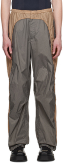 Бежевые спортивные брюки со вставками Jordan Barrett Edition MISBHV