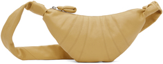 Бежевая маленькая сумка для круассанов Seashell LEMAIRE