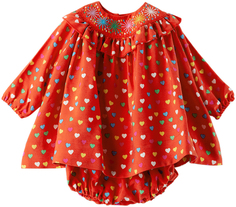 Детское красное платье и шаровары Stella McCartney