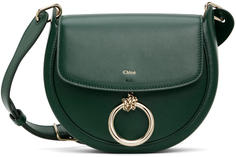 Зеленая маленькая сумка Arlene, мрамор Chloe