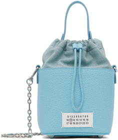 Синяя маленькая сумка-мешок 5AC Maison Margiela