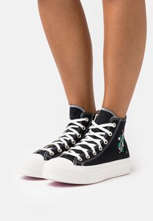 Высокие кроссовки Converse Chuck Taylor All Star Lift, черный / винтажно-белый