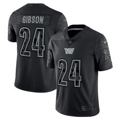 Мужская черная майка Antonio Gibson Washington Commanders RFLCTV Limited Nike