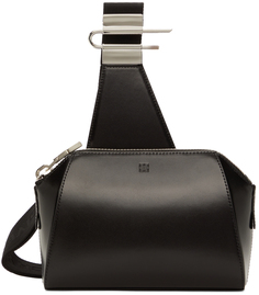 Маленькая черная сумка-мессенджер Antigona Givenchy