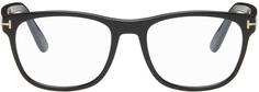 Мягкие квадратные очки черного и синего цвета TOM FORD