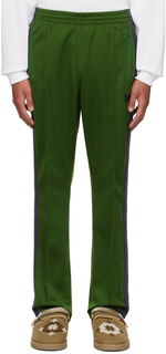 Зеленые спортивные брюки на шнурке Ivy NEEDLES