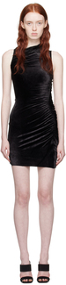 Черное мини-платье Rick Owens Lilies Svita