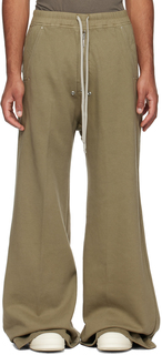 Зеленые спортивные штаны гетов-беласов, бледные Rick Owens DRKSHDW