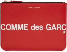 Огромная красная сумка с логотипом Comme des Garçons