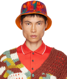 Многоцветная шляпа с градиентом ZEGNA x The Elder Statesman