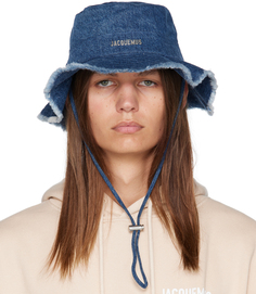 Синяя пляжная шляпа Le Chouchou Le Bob Artichaut Jacquemus