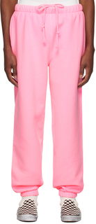 Розовые спортивные штаны с двумя карманами ERL