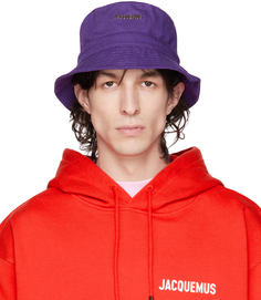 Фиолетовая шляпа Le Raphia Le Bob Gadjo Jacquemus