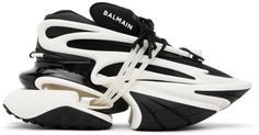 Черно-белые кроссовки с единорогом Balmain