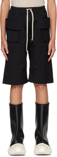 Детские черные шорты Pods Rick Owens