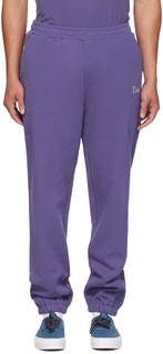 Фиолетовые спортивные штаны с вышивкой Dime