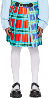 Детская разноцветная клетчатая юбка Charles Jeffrey LOVERBOY