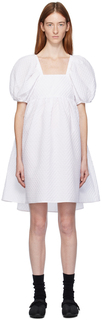 Белое мини-платье Cecilie Bahnsen в стиле тильда