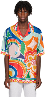 Разноцветная рубашка Le Pouvoir Des Fleurs Casablanca