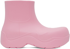 Розовые ботинки Bottega Veneta