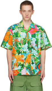 Разноцветная рубашка с цветочным принтом Sky High Farm Workwear