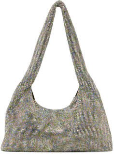 Разноцветная сумка для подмышек из кристаллической сетки KARA