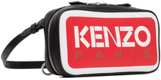 Черно-красная сумка Paris Kenzo