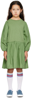 Molo Kids Зеленое платье-кошетта