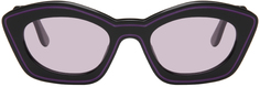 Черно-фиолетовые солнцезащитные очки RETROSUPERFUTURE Edition Kea Island Marni