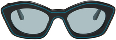 Черно-синие солнцезащитные очки RETROSUPERFUTURE Edition Kea Island Marni