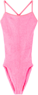 Детский цельный купальник розового цвета Margot Bubblegum Hunza G