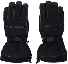 Moncler Grenoble Черные мягкие перчатки