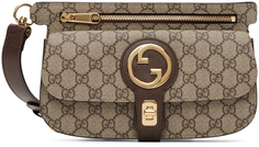 Бежевая поясная сумка Blondie Gucci