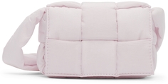 Розовая мини-сумка-кассета с мягкой подкладкой Bottega Veneta