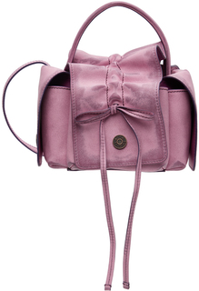 Розовая мини-сумка с несколькими карманами Acne Studios