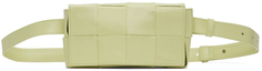 Желтая поясная сумка с кассетой Bottega Veneta