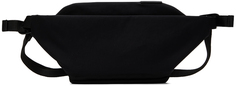 Черная маленькая гладкая поясная сумка Isarau Cote&amp;Ciel Côte&Ciel