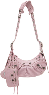 Розовая пудра для сумки XS Le Cagole Balenciaga