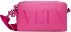 Розовая сумка-мессенджер VLTN Valentino Garavani