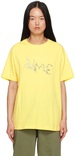 Желтая футболка с клубками Dime