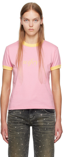 Розовая футболка Wifey GCDS